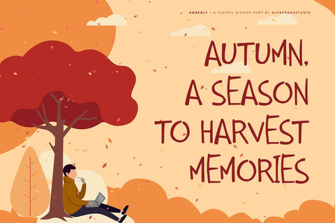 Amberly - Display Font Font Alpaprana Studio 