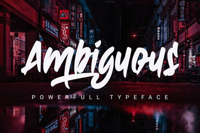 Ambiguous Font Dumadistyle 