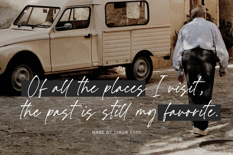 Ambrosia Daughter Font Timur type 