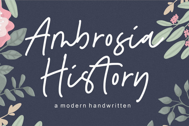 Ambrosia History Font Font Balpirick 