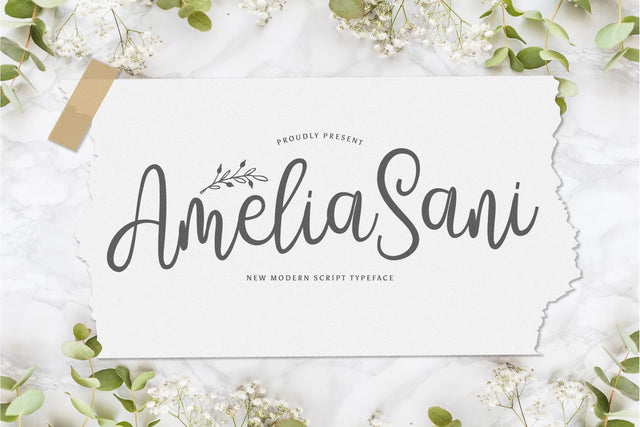 Amelia Sani - Handwritten Font Font StringLabs 