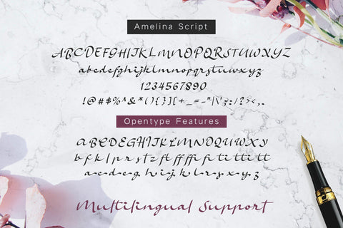 Amelina Font Duo Font Arterfak Project 
