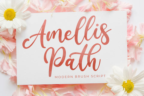 Amellis Path - Brush Script Font Font StringLabs 