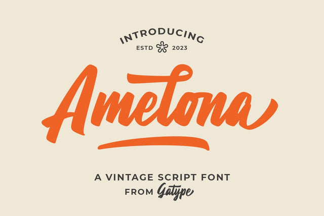 Amelona Font gatype 
