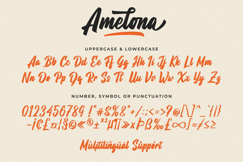 Amelona Font gatype 