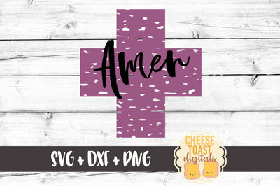 Amen Cross - Grunge SVG Cheese Toast Digitals 