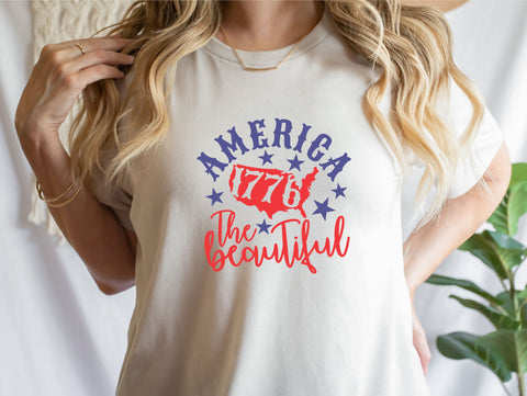 America Beautiful SVG, Est 1776 Svg, 4th July Svg SVG TonisArtStudio 