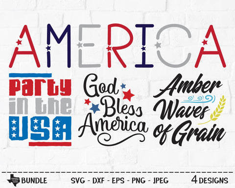 America Bundle | Patriotic SVG SVG Texas Southern Cuts 