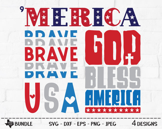 America Bundle | Patriotic SVG SVG Texas Southern Cuts 