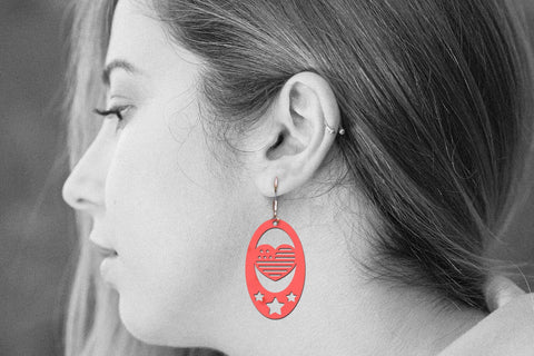 America Earrings Bundle 2 SVG zafrans studio 