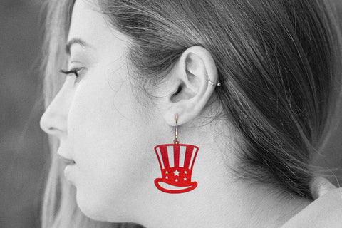 America Earrings Bundle 3 svg SVG zafrans studio 