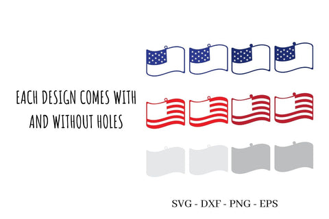 America Earrings SVG SVG SvgOcean 