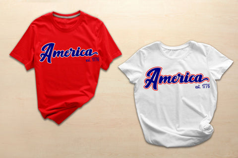 America Est. 1776 | Digital Cut File SVG August Sun Fire 