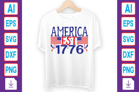 America Est. 1776 SVG Craftlabsvg24 