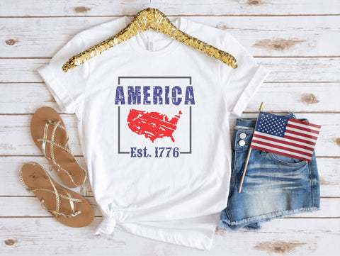 America Est 1776 SVG, Patriotic Svg, Usa Clipart SVG TonisArtStudio 