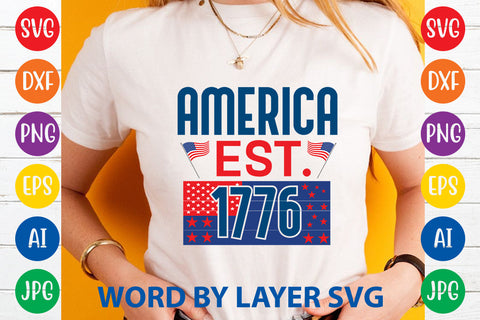 America Est. 1776 SVG Rafiqul20606 