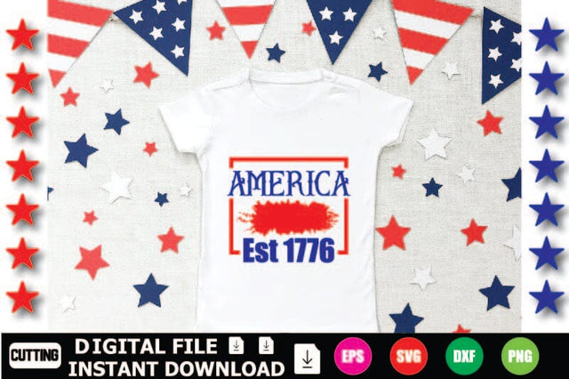 America Est 1776 SVG Shahin alam 
