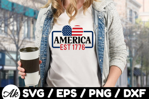 America est. 1776 svg SVG akazaddesign 