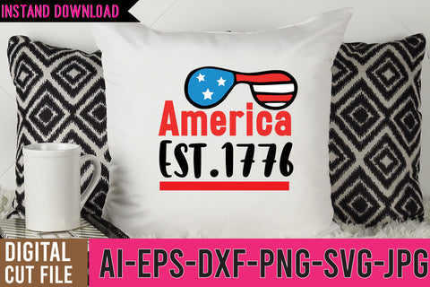 America Est.1776 SVG Cut File,America Est.1776 SVG Design SVG BlackCatsMedia 