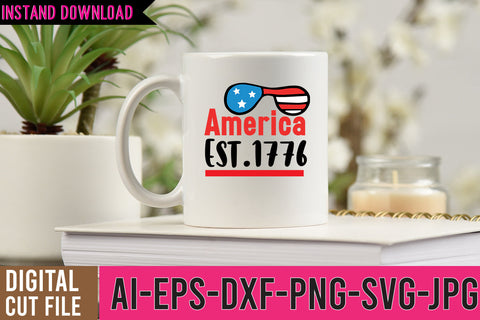 America Est.1776 SVG Cut File,America Est.1776 SVG Design SVG BlackCatsMedia 