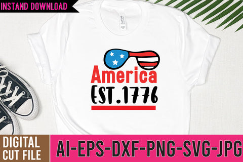 America Est.1776 SVG Cut File,America Est.1776 SVG Design SVG BlackCatsMedia 