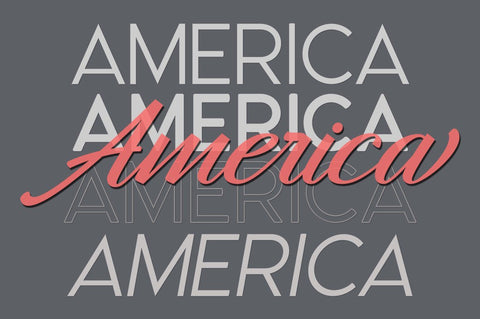 America Font Duo Font Zane Studio55 