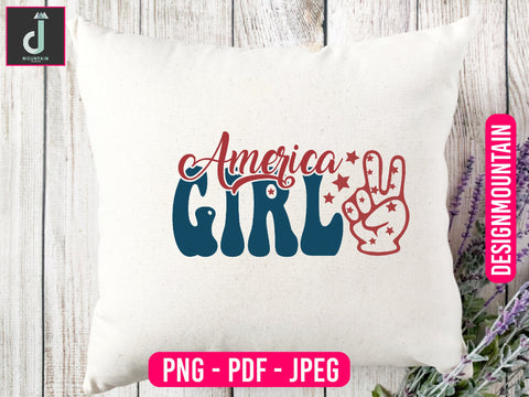 America girl sublimation design Sublimation Alihossainbd 