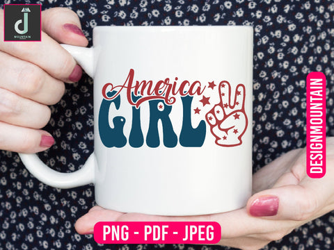 America girl sublimation design Sublimation Alihossainbd 