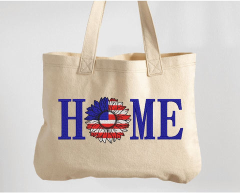 America Home with Sunflower Embroidery/Applique DESIGNS Canada Embroidery 