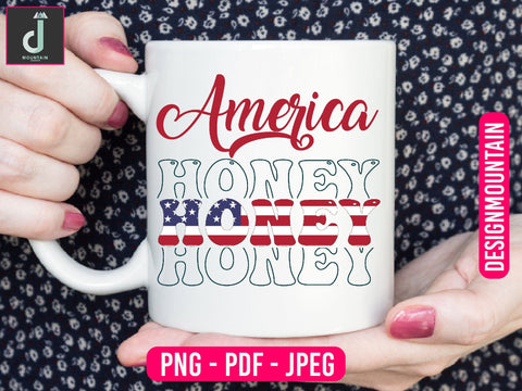 America honey png design Sublimation Alihossainbd 