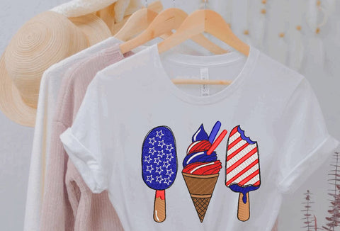 America Ice Cream, Machine Embroidery Design Embroidery/Applique DESIGNS Canada Embroidery 