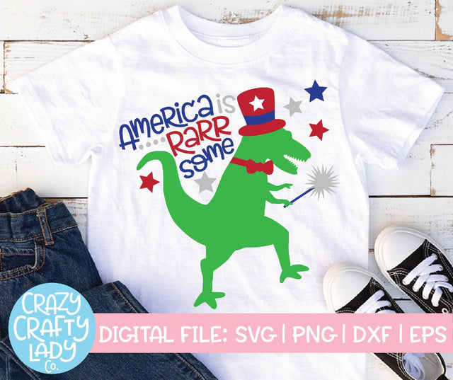 America Is Rarrsome | 4th of July SVG Cut File SVG Crazy Crafty Lady Co. 