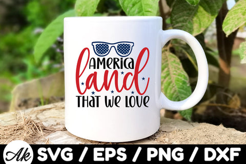 America land that we love svg SVG akazaddesign 