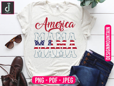 America mama Png design Sublimation Alihossainbd 