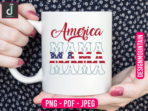 America mama Png design Sublimation Alihossainbd 