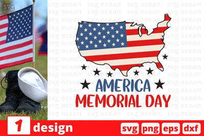 America memorial day SVG Cut File SVG SvgOcean 