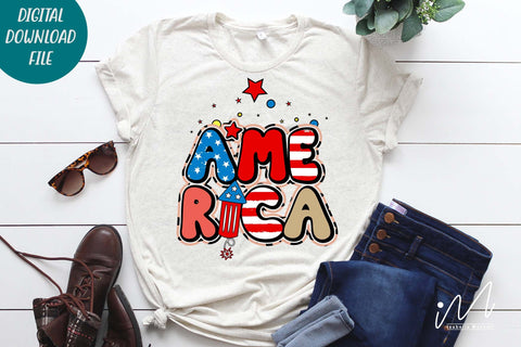 America png, 4th of July png SVG Isabella Machell 