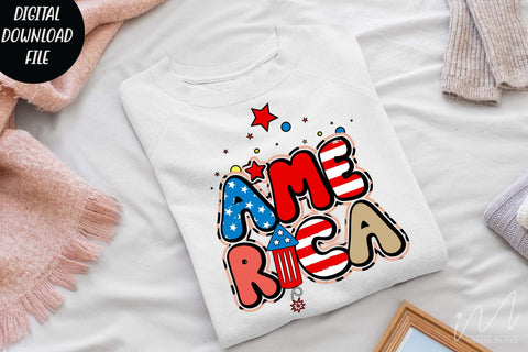 America png, 4th of July png SVG Isabella Machell 