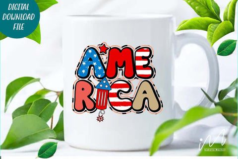 America png, 4th of July png SVG Isabella Machell 
