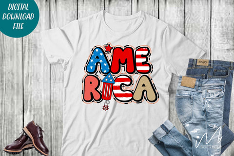 America png, 4th of July png SVG Isabella Machell 