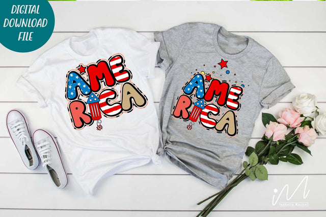 America png, 4th of July png SVG Isabella Machell 