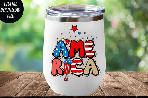 America png, 4th of July png SVG Isabella Machell 