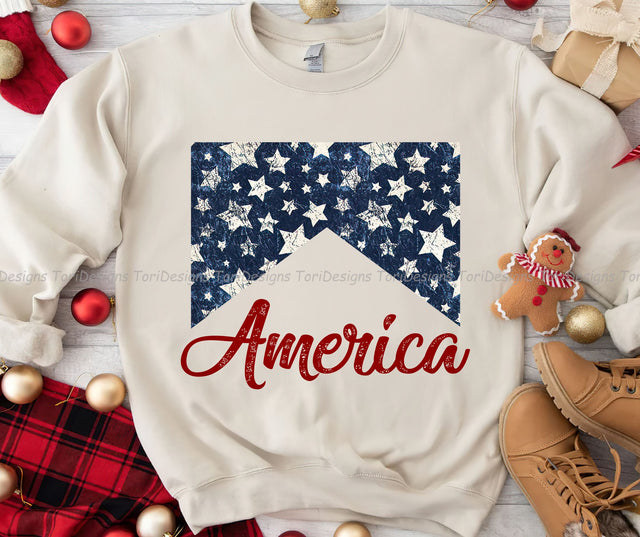 America PNG, July 4th PNG, Digital Design Download, File for sublimation, Fourth of July Design, Independence Day Digital Sublimation ToriDesigns 