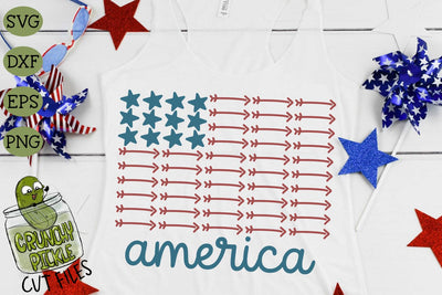 America Stars & Arrows Flag 1 SVG Crunchy Pickle 