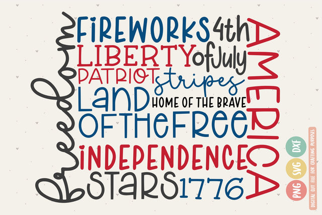 America Subway Art SVG | Patriotic SVG | 4th of July | PNG | DXF SVG Toteally SVG 