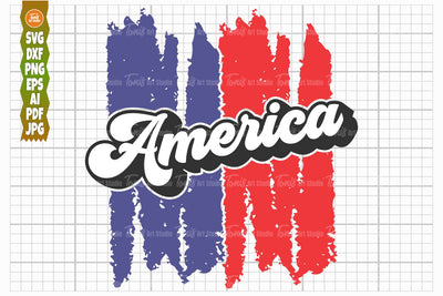 America SVG, 4th of july SVG, Grunge Retro Svg Png SVG TonisArtStudio 