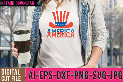 America SVG Cut File SVG BlackCatsMedia 