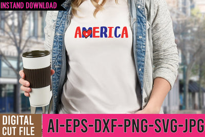 America SVG Cut File SVG BlackCatsMedia 