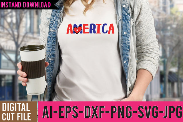 America SVG Cut File SVG BlackCatsMedia 