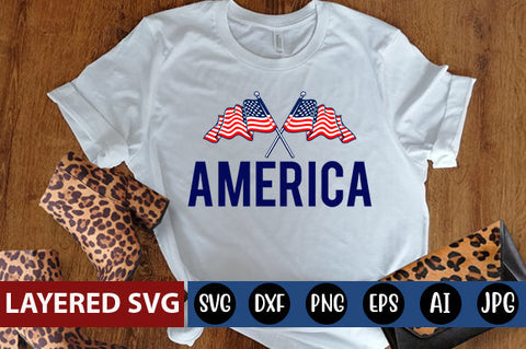 america SVG cut file SVG Blessedprint 
